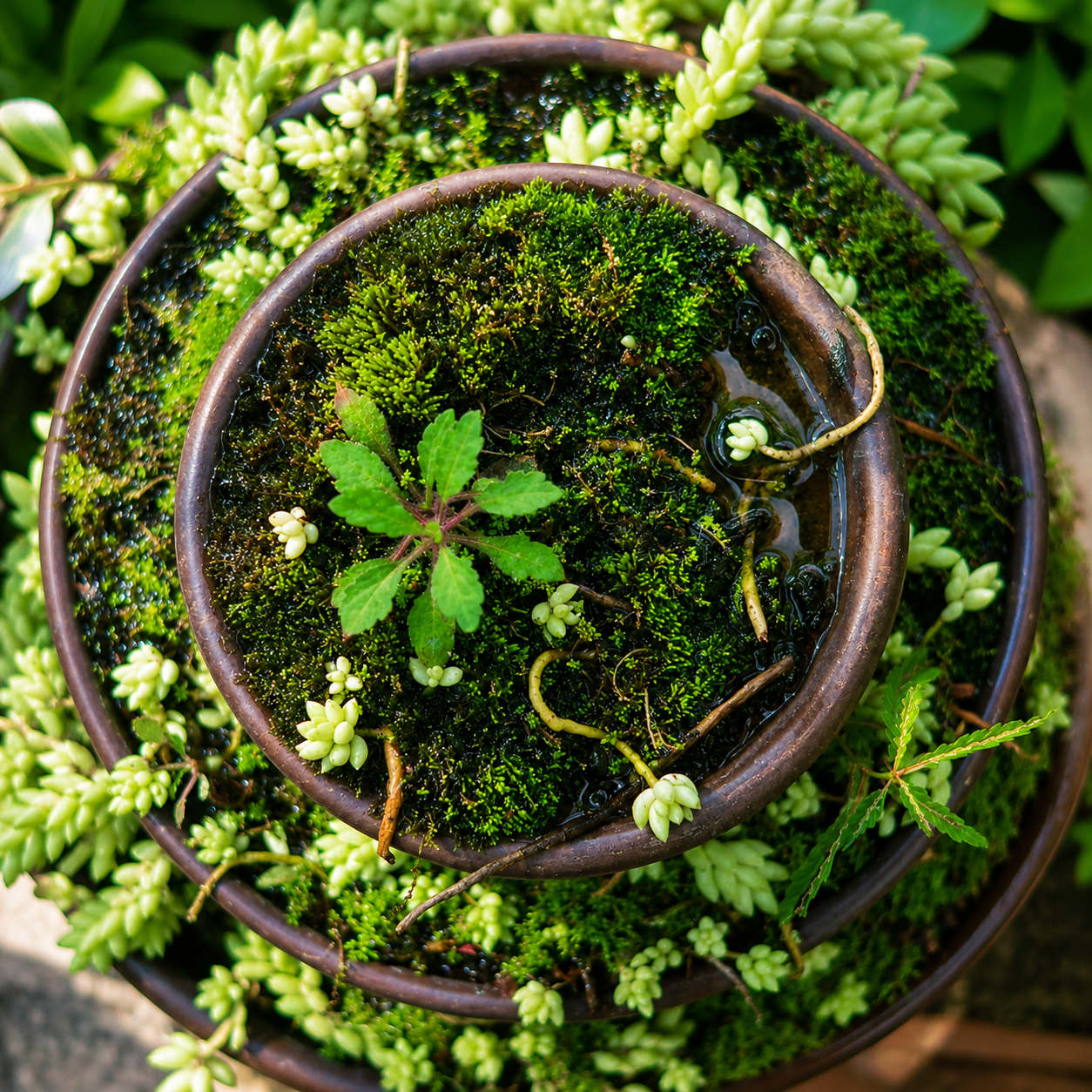 A Tiny World of Green